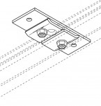 Ceiling Hanger Curtain Accessory  (Curved Track)