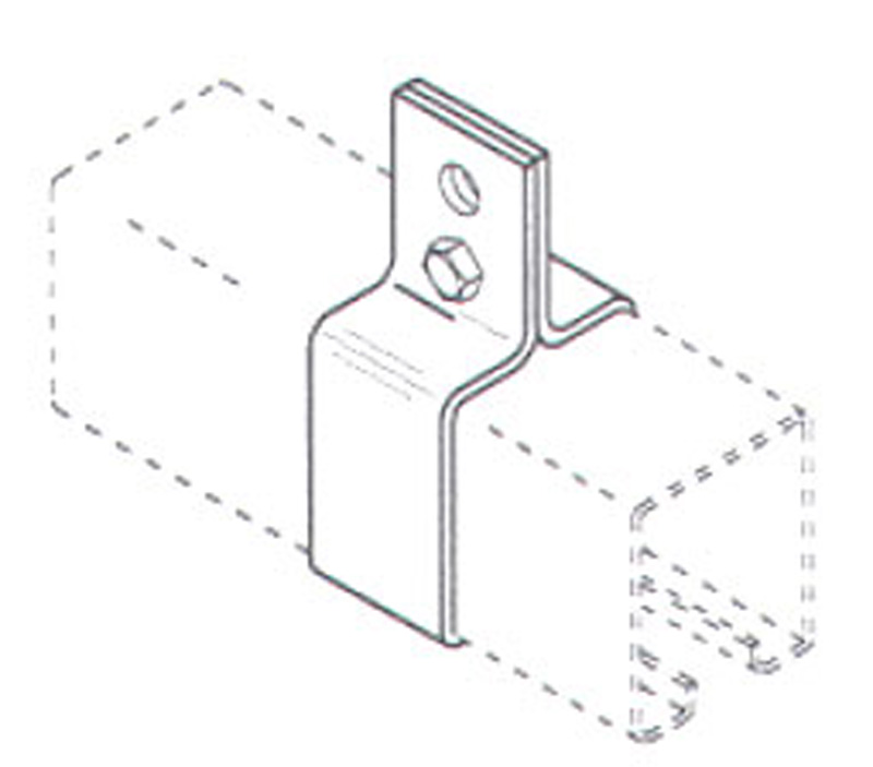 Clamp Hanger Curtain Track Accessory (Straight Track)