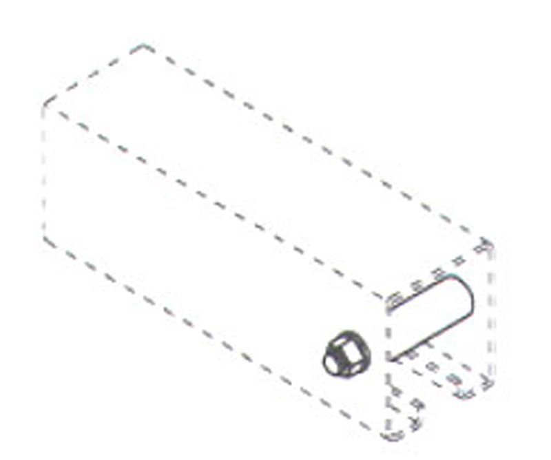 End Stop Curtain Track Accessory (Straight Track)