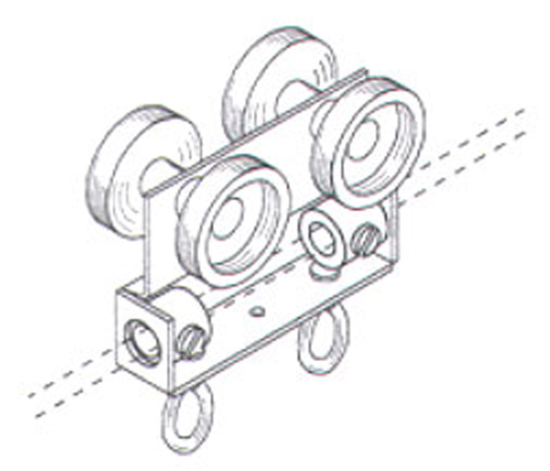 Master Carrier Curtain Track Accessory (Straight Track)