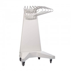 Deluxe Mobile Apron Rack